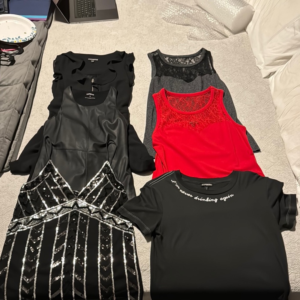 EXPRESS TANKS & TOPS - Bundle of 6